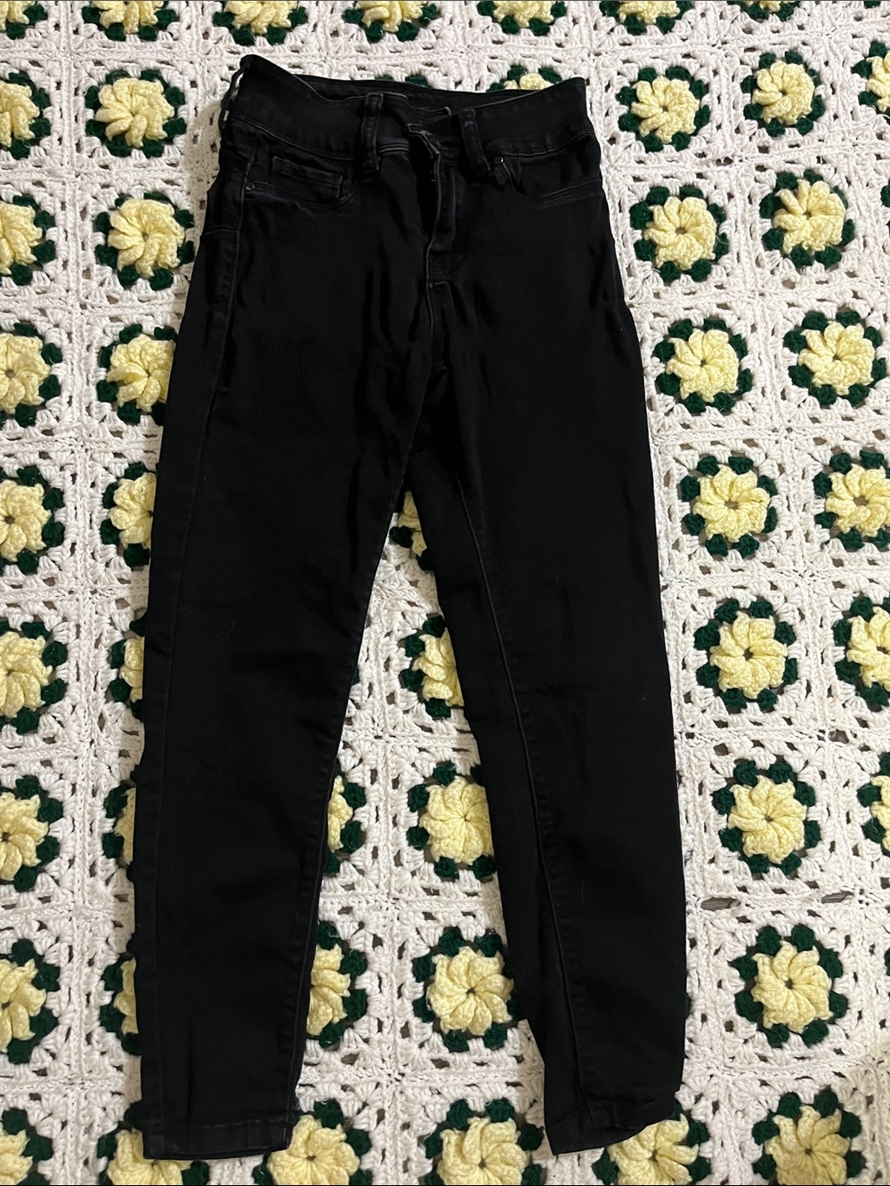Black Women's Skinny Jeans - Classic High-Rise